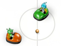 Auto-Scooter-Fussball