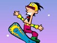 Snowboard-Action