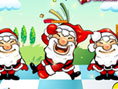Tanzende Weihnachtsmänner