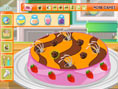 Süßen Kuchen dekorieren