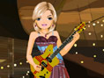 Mädchen an der Gitarre