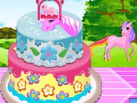 Pony Kuchen Dekoration