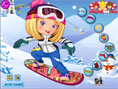Snowboarderin Anziehen