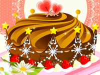 Kronenkuchen Dekoration