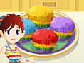 Saras Regenbogen- Muffins