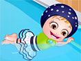 Baby Hazels Schwimm- stunde