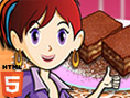 Saras Karamell- Brownie