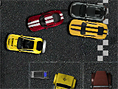 Parkplatz- Rennen
