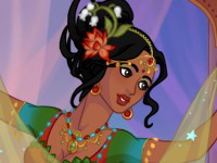 Indische Tänzerin Stylen