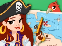 Schönes Piraten-Girl