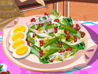 Saras Bohnensalat