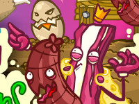 King Bacon vs Vegans