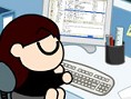 Langeweile im Büro