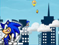Sonic auf den Wolken
