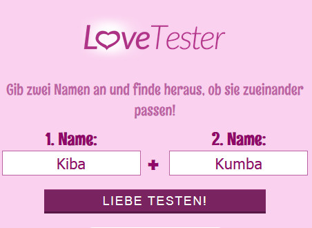 Love Tester 2 - finde die große Liebe! 