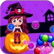 Bubble Shooter Sevimli Cadı