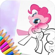Süßes Pony Malbuch