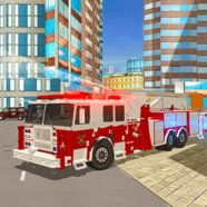 Fire Truck Rescue Driving Simulator