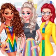 Princesses: Colorful Outfits