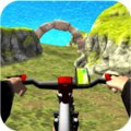 Mountainbike-Rennen 3D
