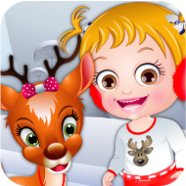 Baby Hazel Reindeer Surprise