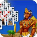 Pyramiden-Solitär Altes Ägypten