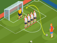 soccer free kick